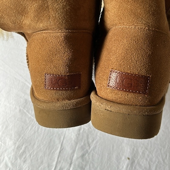 Ugg Australia MAIA leather drawstring metal beads suede boot Size 10 - Picture 8 of 14